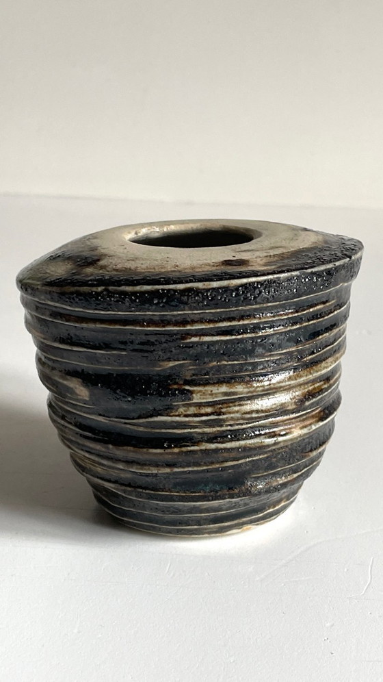 Image 1 of Vintage brutalistische handgemaakte vaas