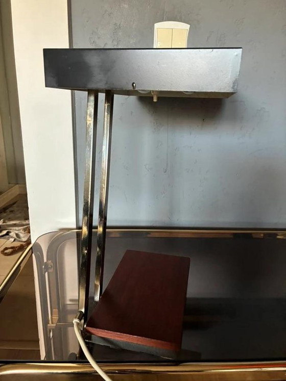 Kaiser XL 6875 Schreibtischlampe, Deutsches modernistisches Design 1960er, Kaiser Leuchten, Tischlampen (Foto 6 von 8)