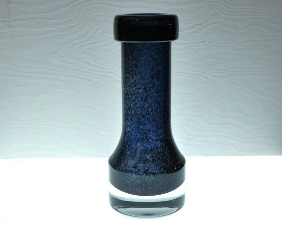 Image 1 of Modern Scandinavian art glass vase from Borgström Åseda