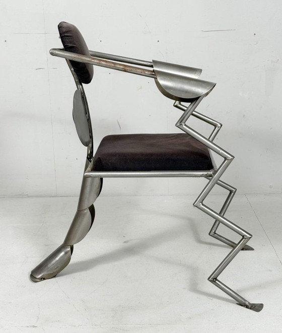 Image 1 of Sedia/poltrona in stile Memphis Milano, Germania, anni '80, edizione limitata