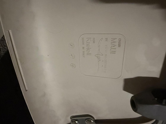Image 1 of 4 Kartell Maui chairs – design – good used condition