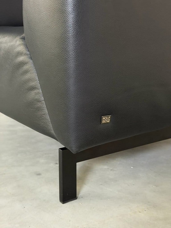 Poltrona Rolf Benz Linea - pelle nera – Poltrone, polished steel (photo 9 of 9)