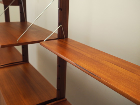 Image 1 of Bibliothèque système en teck, design norvégien, années 1960, production : Blindheim Mobelfabrikk, designer : John Texmon &amp; E