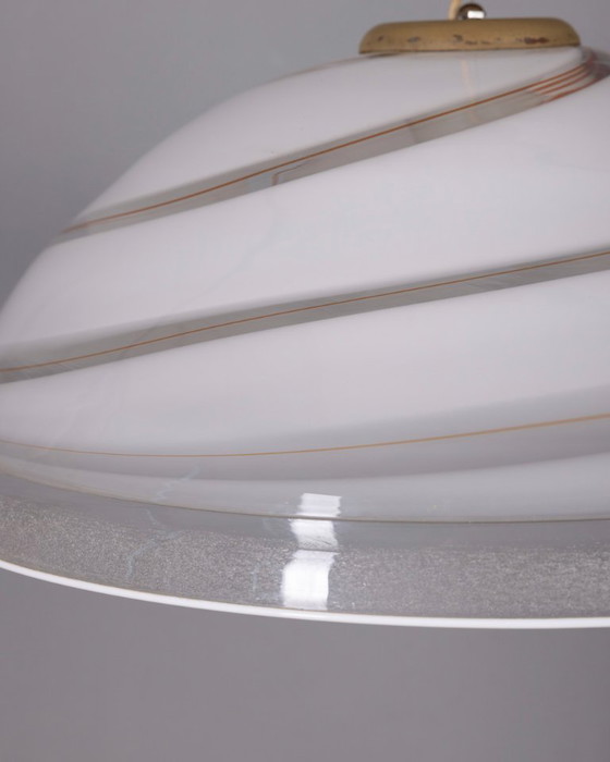 Image 1 of Vintage kroonluchter uit de jaren 70 van Murano-glas, Italiaans design.
