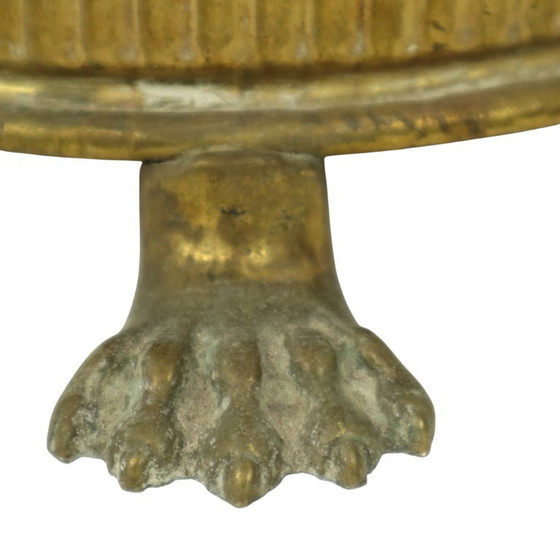 Image 1 of Oude Messing Bloempot Jardinière