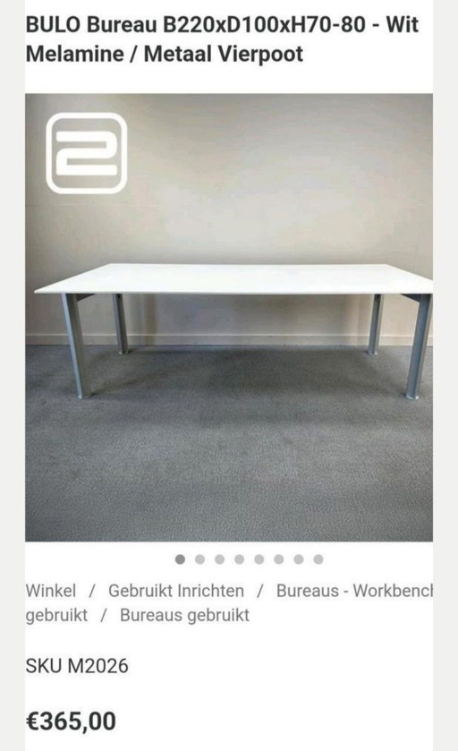 Escritorio BULO H2O Serie 2