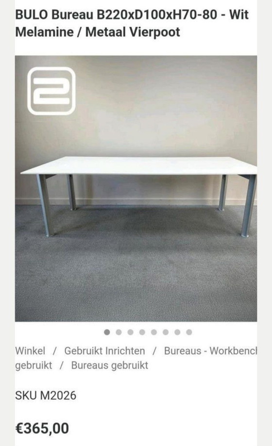 Image 1 of Scrivania BULO H2O Serie 2