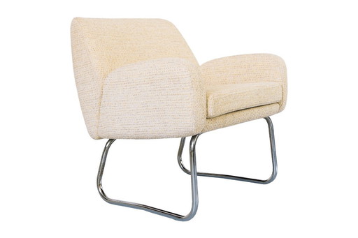 Vintage-Sessel mit Kufengestell, Deutschland, 1970er Jahre