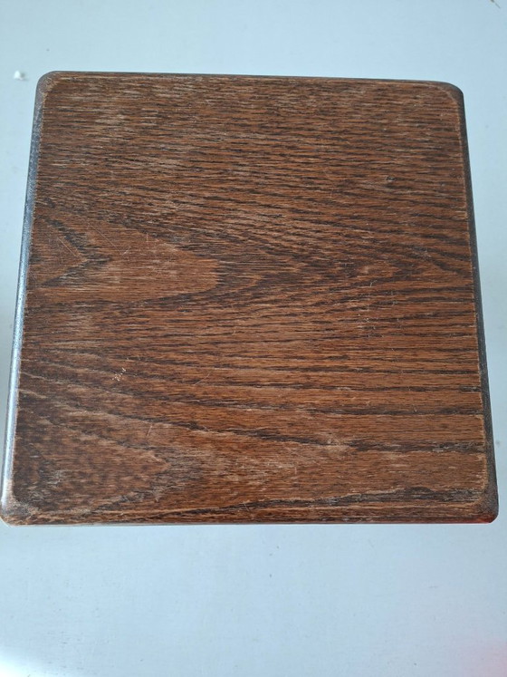 Image 1 of Vintage table, plant table, stool, brutalist design, 1960s/70s