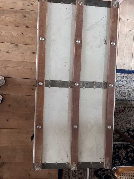 Image 1 of Authentieke Vintage Steamer Trunk – BALK Arnhem.