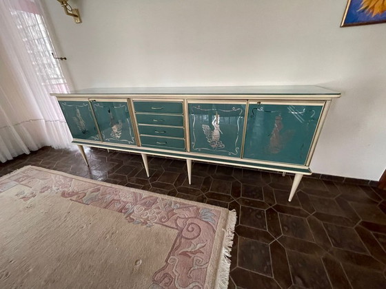 Image 1 of Credenza di lusso italiana di metà secolo – di Umberto Mascagni (anni '50-'60)
