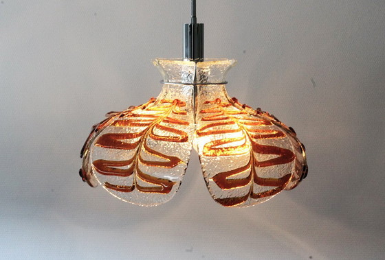 Image 1 of Big Carlo Nason chandelier for Mazzega in Murano glass