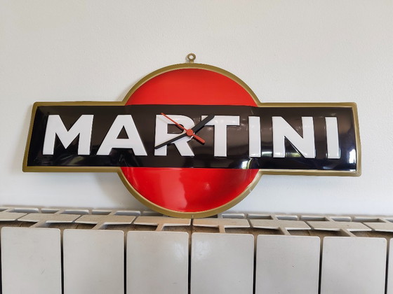 Image 1 of Vintage Martini metalen bord/klok