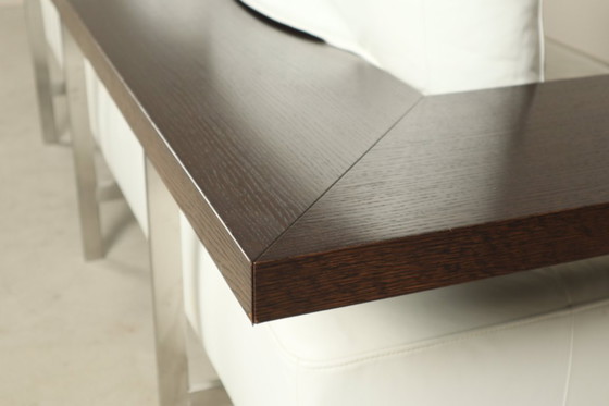 Image 1 of Rolf Benz Dono bank van Christian Werner in wit leer, jaren 90