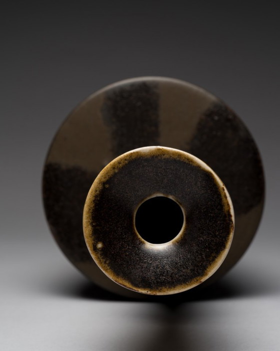 Image 1 of Friedhelm Tschentscher – Rare Studio Pottery Vase, Kassel, Allemagne, vers les années 1960 Kasseler Schule Prof. Walter Popp