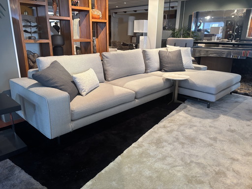 Minotti Sherman corner sofa 106x350x142cm in fabric Norton