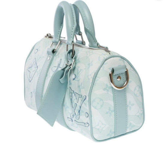 Image 1 of Sac LOUIS VUITTON Speedy en Toile Bleu - 101385