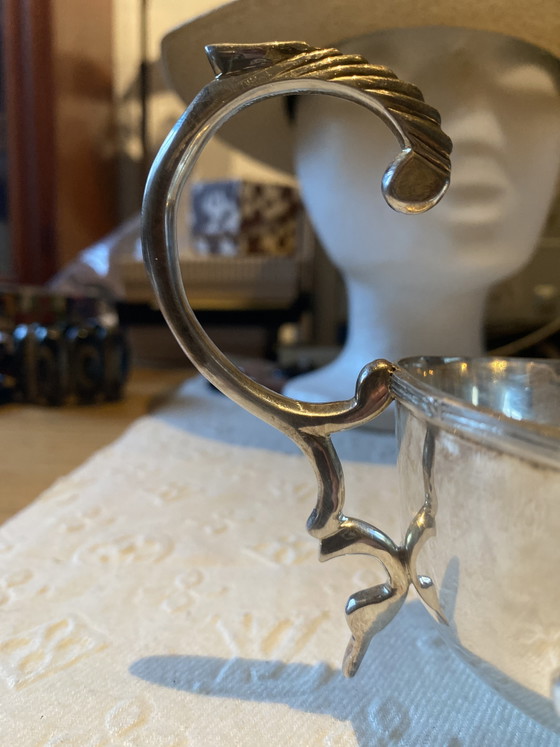 Image 1 of saucière en argent Art Déco