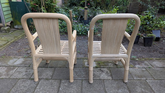 Image 1 of Bamboe tuinstoelen 