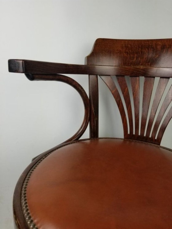 Image 1 of Prachtige Thonet stijl bureaustoel