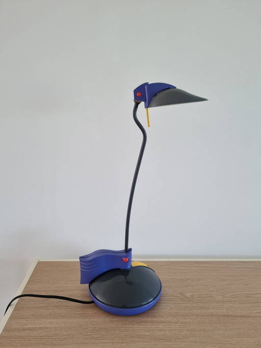 Vintage Brilliant Toucan Desk Lamp Memphis Style 1980s