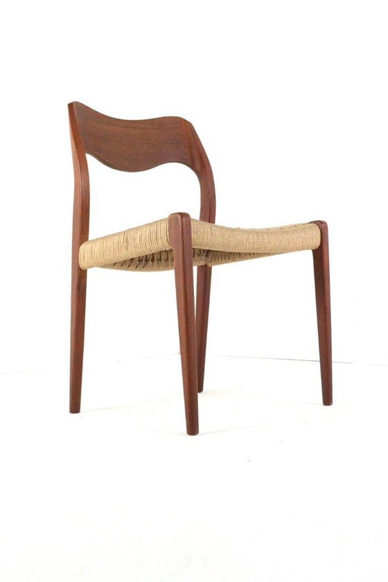 Image 1 of Set di 4 sedie Niels O Möller modello 71 vintage danese