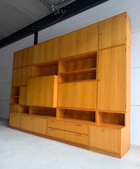 XXL vintage modular GE-EL Wall cabinet (straight), Wood, Brown (photo 3 of 23)