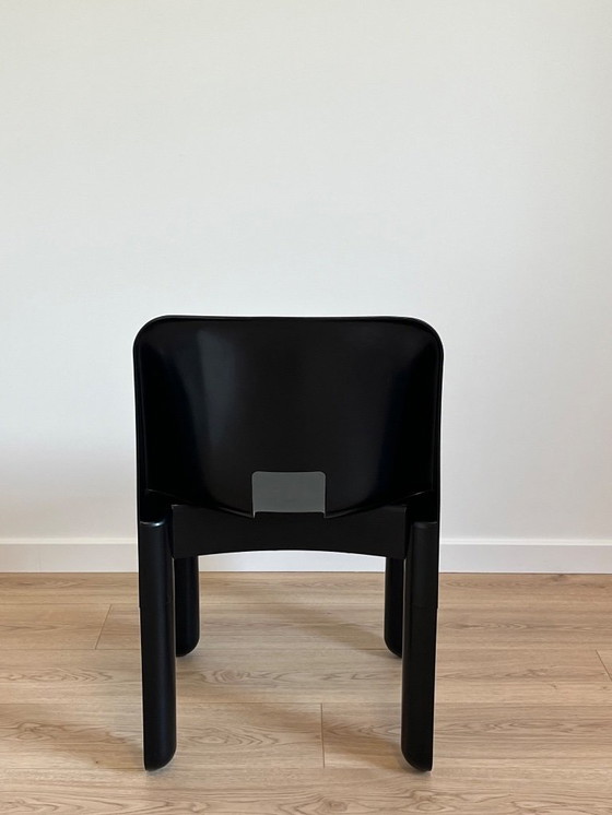 Image 1 of UNIVERSALE CHAIR No. 4867 - Joe COLOMBO - Zwart - Vintage 1967