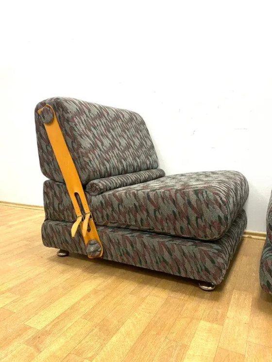 Image 1 of Mid-Century Folding Two-Seat Sofa, 1970s, Czechoslovakia