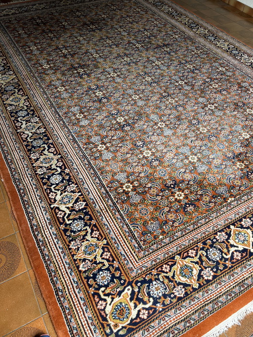 Hand-knotted carpet from India