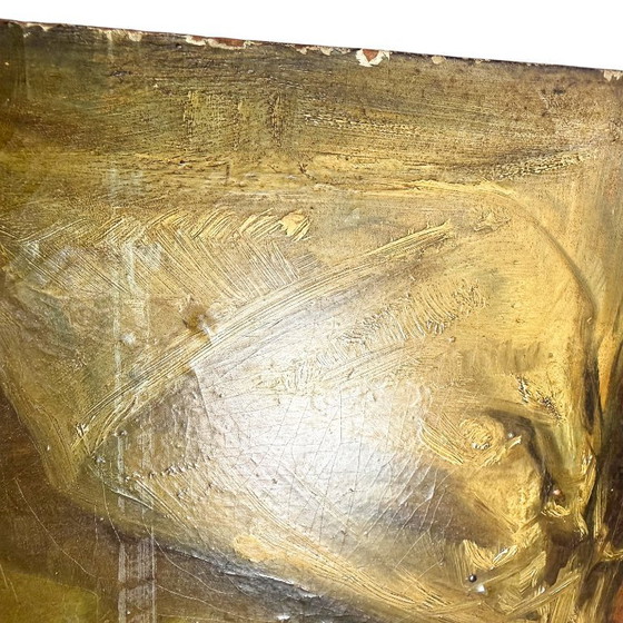 Image 1 of Antikes deutsch-französisches Café-Gemälde – Die Rose blüht
