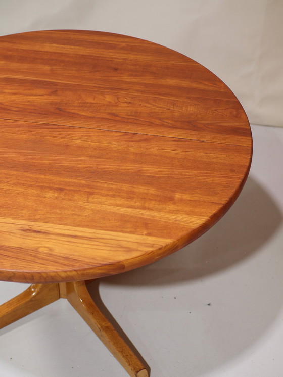 Image 1 of Round Dining Table Extendable Gudme Teak Danish