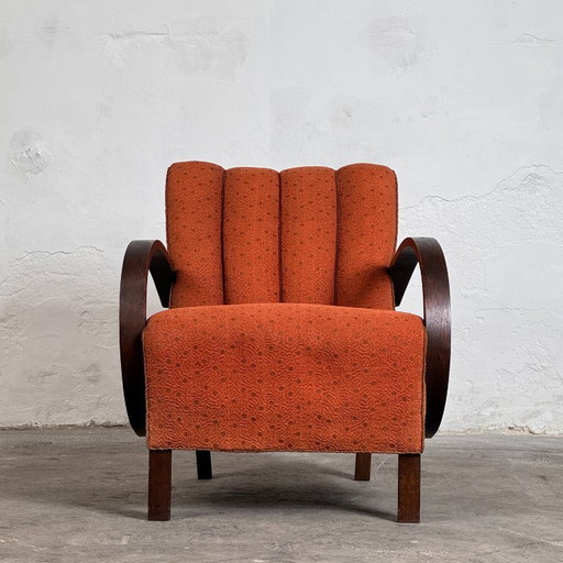 Coppia di poltrone Halabala H-410, anni '30 – Art Déco cecoslovacco