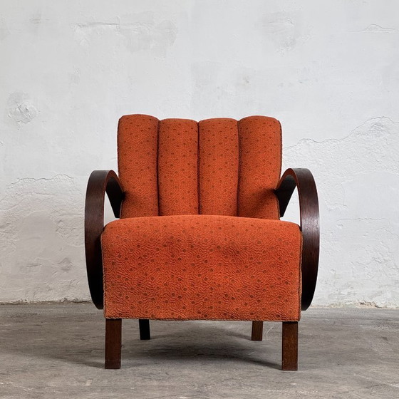 Image 1 of Coppia di poltrone Halabala H-410, anni '30 – Art Déco cecoslovacco