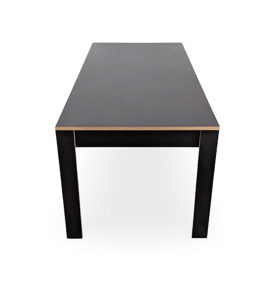 Image 1 of Designer dining table made from screen printing plates, custom-made by a carpenter