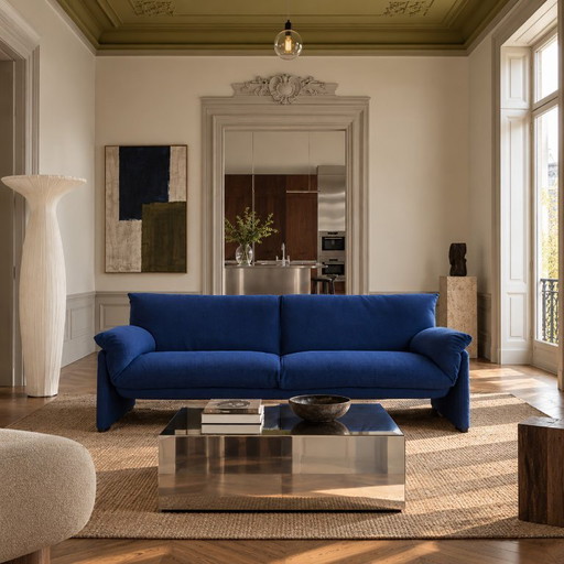 Cassina Palmaria 2-Zitsbank Italiaans Design Vico Magistretti