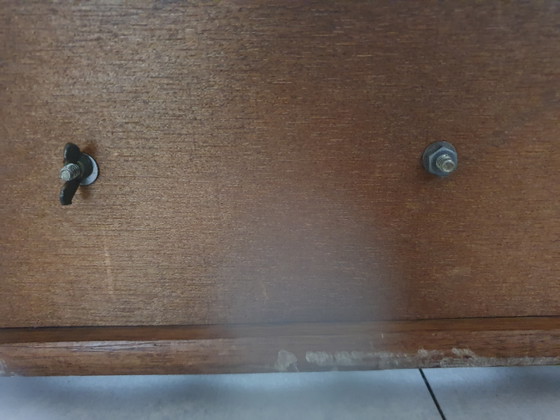 Vintage Houten Tijdschriftenrek / Krantenrek, Donkere Afwerking – Wood (photo 10 of 10)
