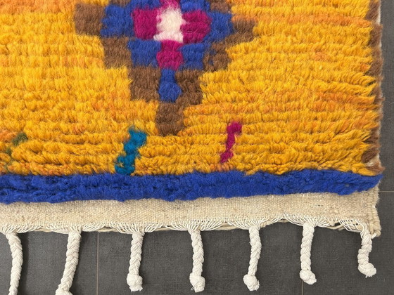 Image 1 of Berber Vloerkleed - 251 cm x 156 cm - gekleurde Wol