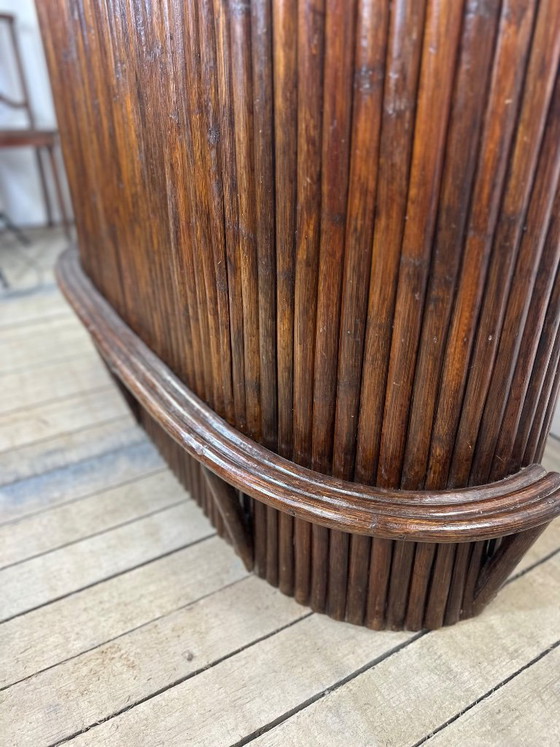 Image 1 of Vintage bamboo bar from the 1970s