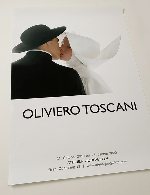 Poster d'exposition Oliviero Toscani - Atelier Jungwirth