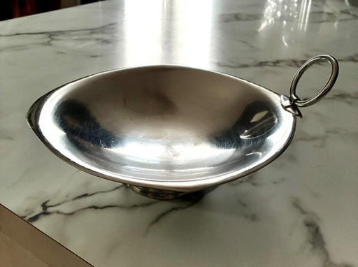 Tazza in acciaio argentato di Bouillet Bourdelle Lyon – decoratieve objecten, Other (photo 2 of 8)