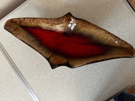 Image 1 of Large vintage ceramic bowl/empty pocket attributed to Vallauris