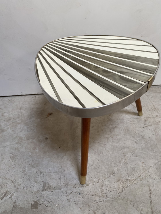 Image 1 of Triangular side table