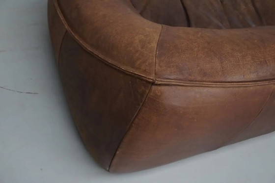 Image 1 of Divano Gerard van den Berg Ringo in pelle vintage, anni '70