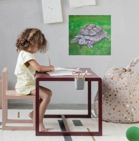 Image 1 of Schilderij schildpad