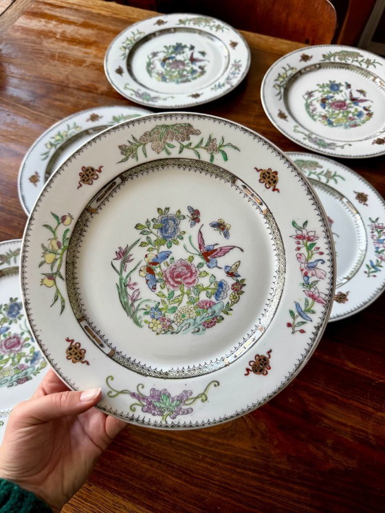 Image 1 of Set of 6 decorative Chinese style plates