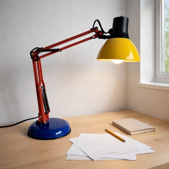 Image 1 of Memphis Design Vintage Desk Lamp 80s - Retro Table Lamp