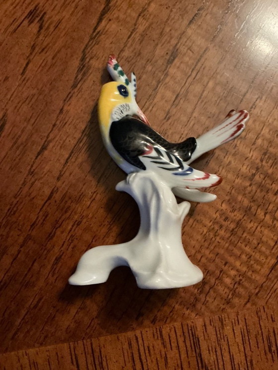 Image 1 of Petit Oiseau KAREL-ENS PORCELAINE, UNIQUE et RARE