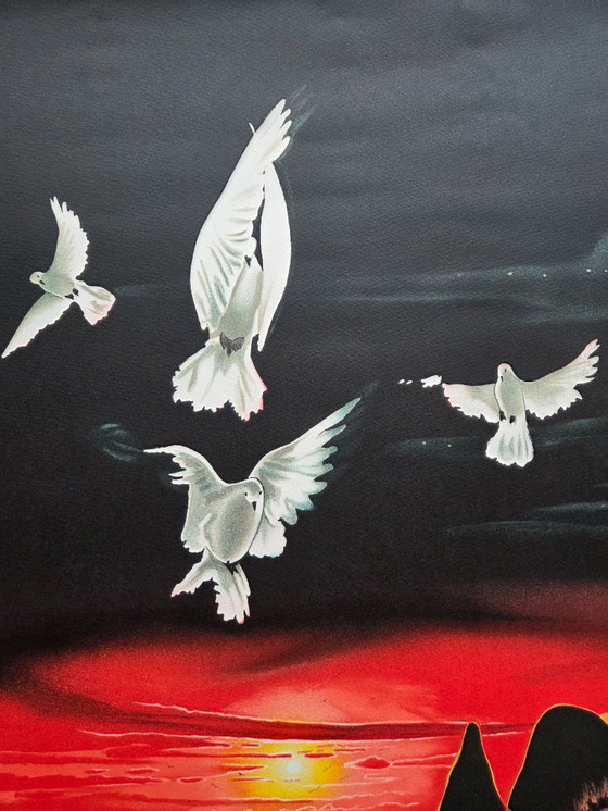 Image 1 of Degans Xavier (1949-) - Lithografie, proefdruk van de kunstenaar (ref 4122-2)