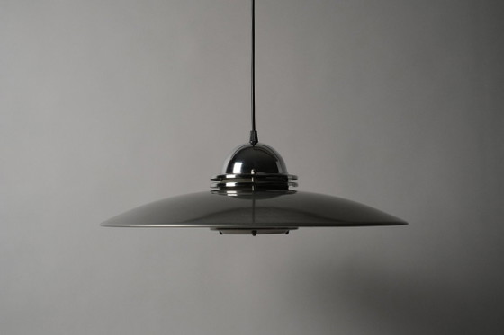 Lámpara colgante Belid T1390 de Jan Eskil Eskilsson, platillo UFO, iluminación moderna sueca de los años 80. (photo 2 of 9)